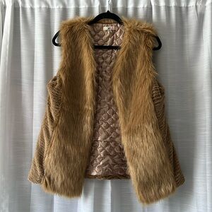 Ya Los Angeles Faux Fur Vest